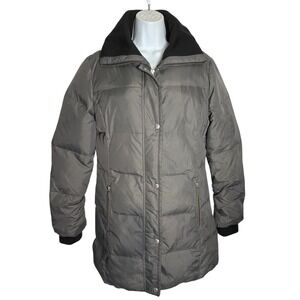 Michael‎ Kors Down Puffer Coat Size Small Women's Olive Green Winter Coat